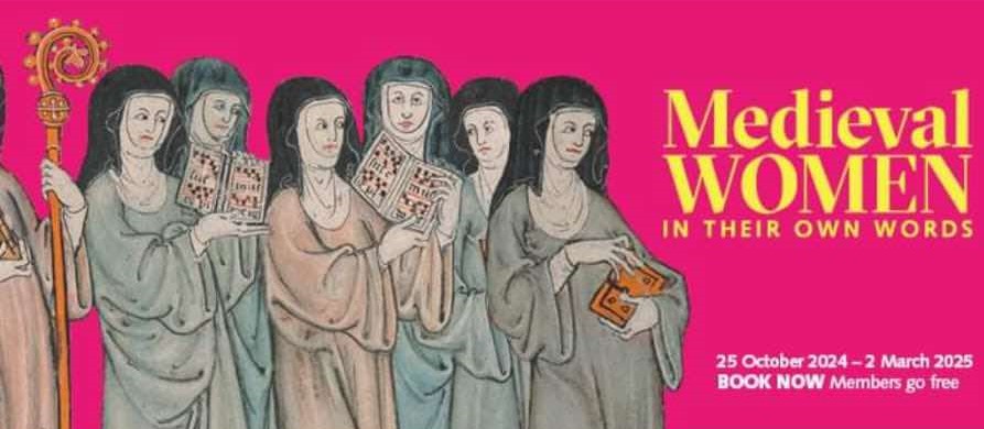 poster for the british library medieval women exhibition